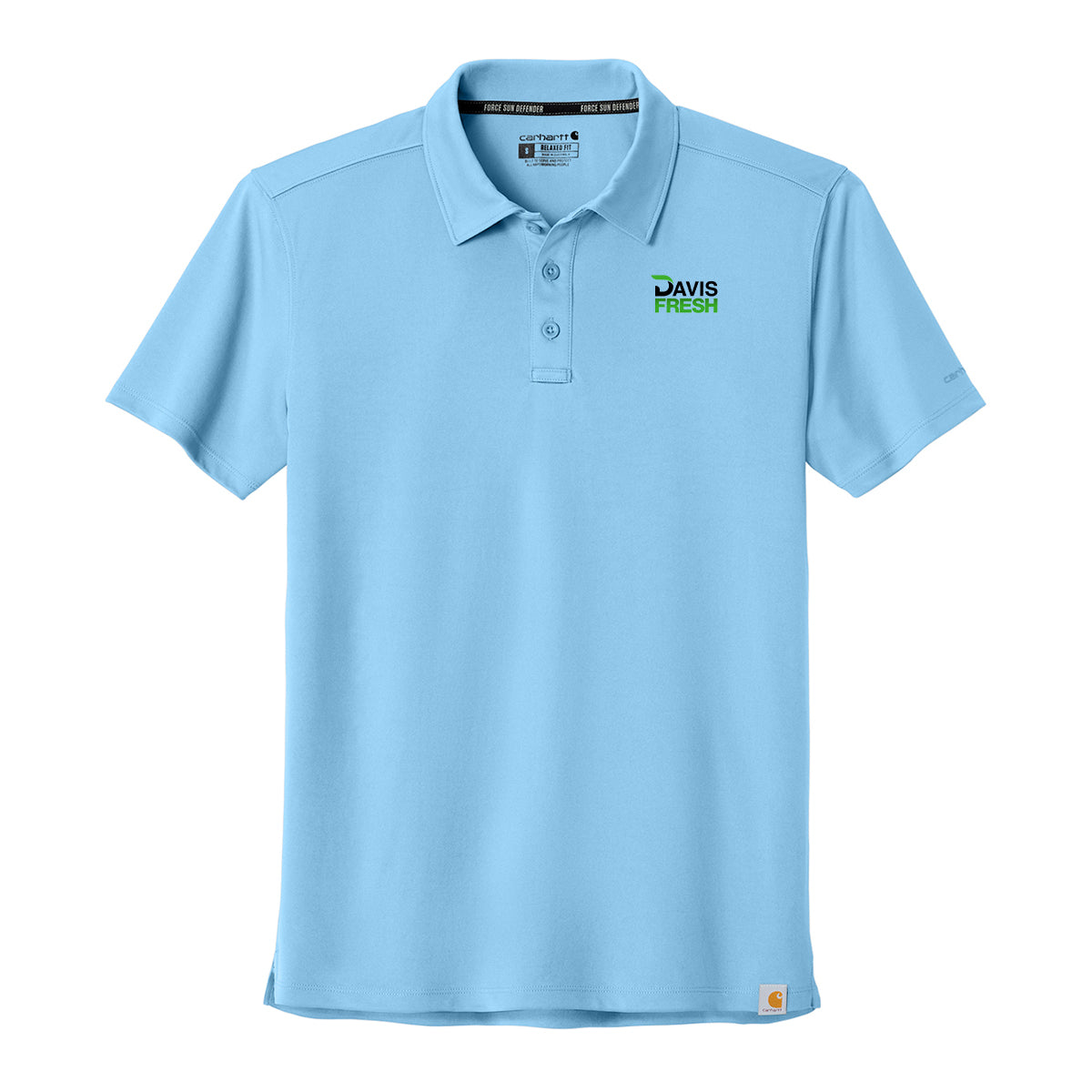 Carhartt Force® Sun Defender™ Polo - Fresh Water Blue