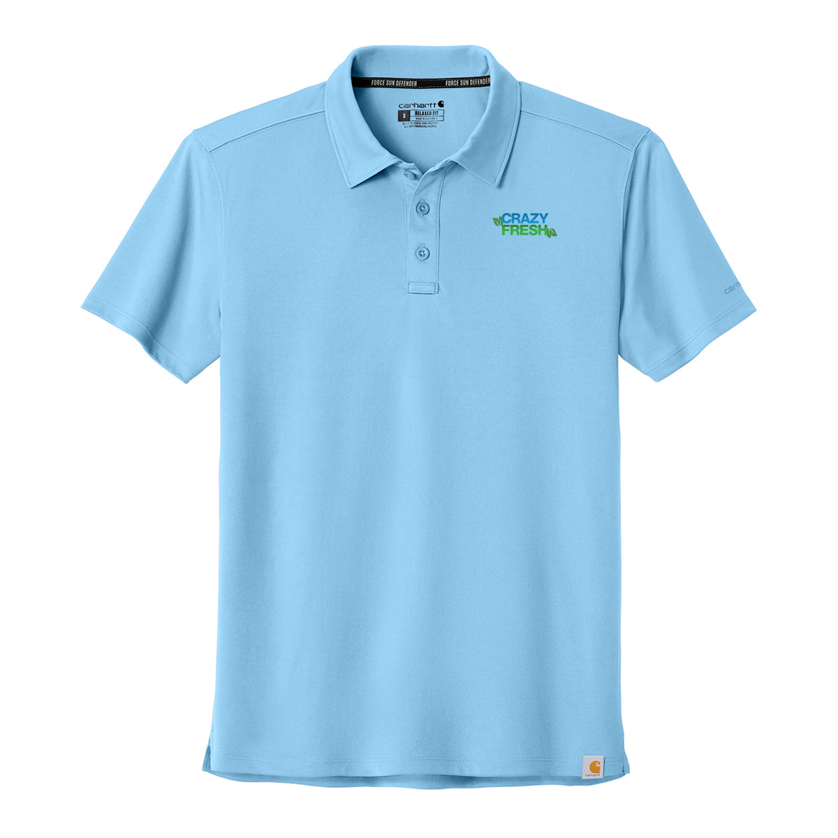 Carhartt Force® Sun Defender™ Polo - Fresh Water Blue