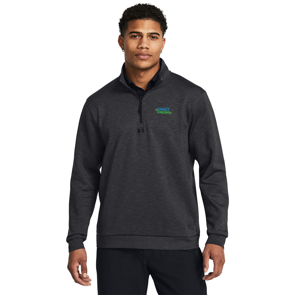 Under Armour Men's Drive Midlayer Quarter-Zip Black