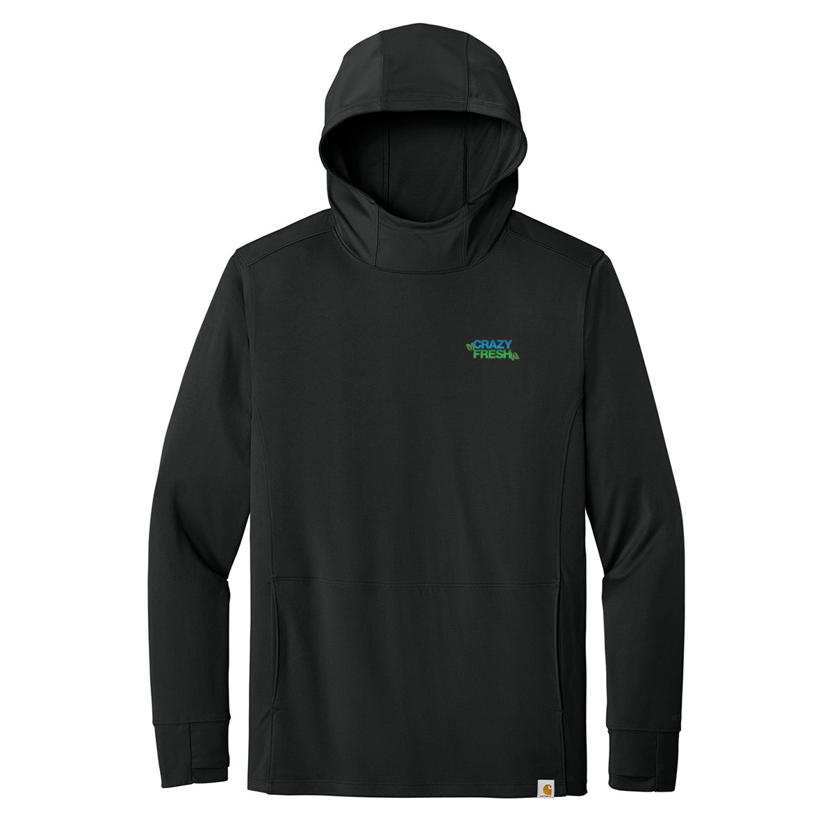 Carhartt Force® Sun Defender™ Long Sleeve Hooded T-Shirt - Black