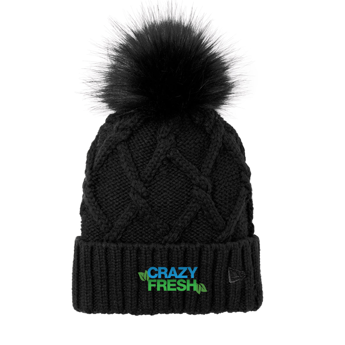 New Era® Faux Fur Pom Beanie