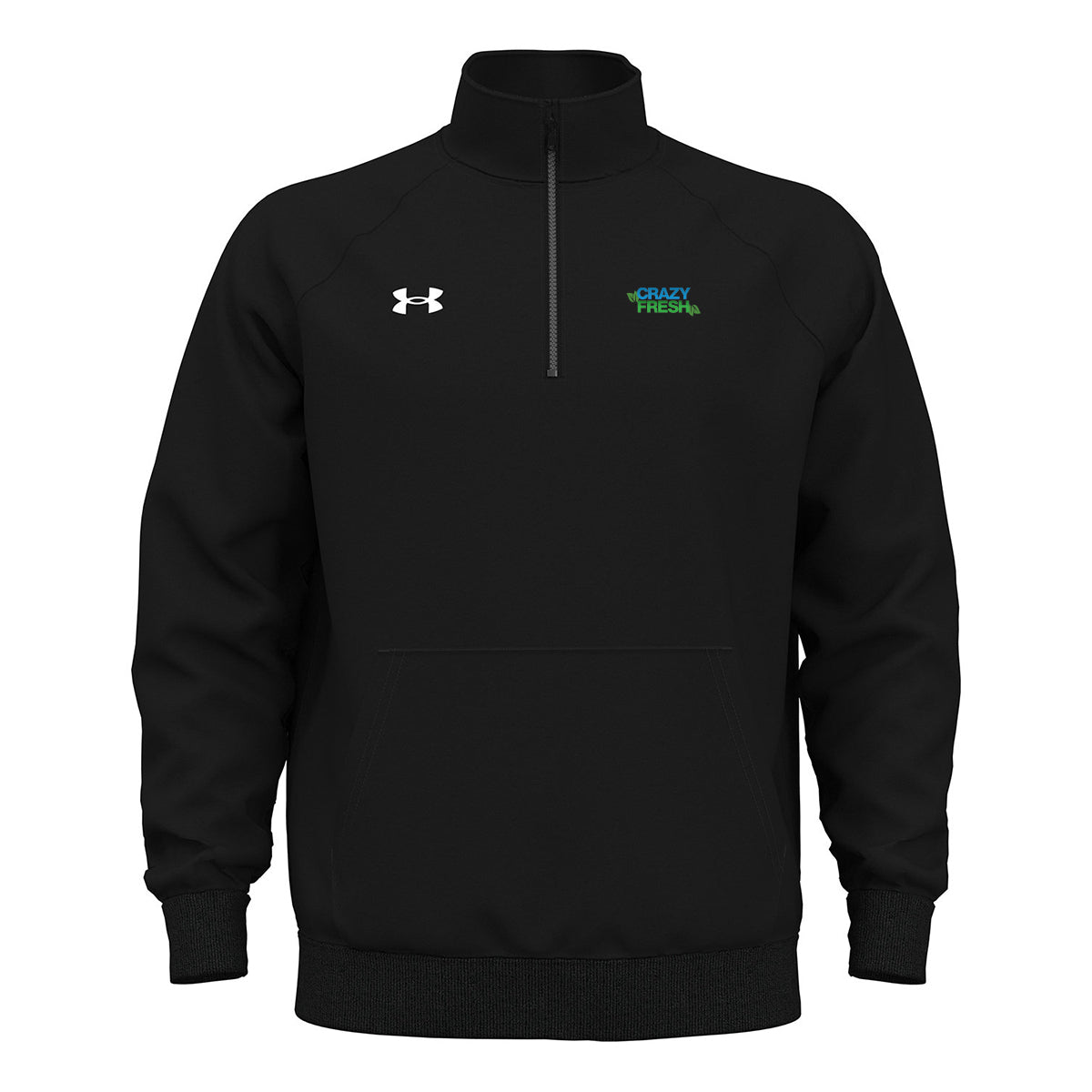 Under Armour Men's Rival Fleece Quarter-Zip - Black
