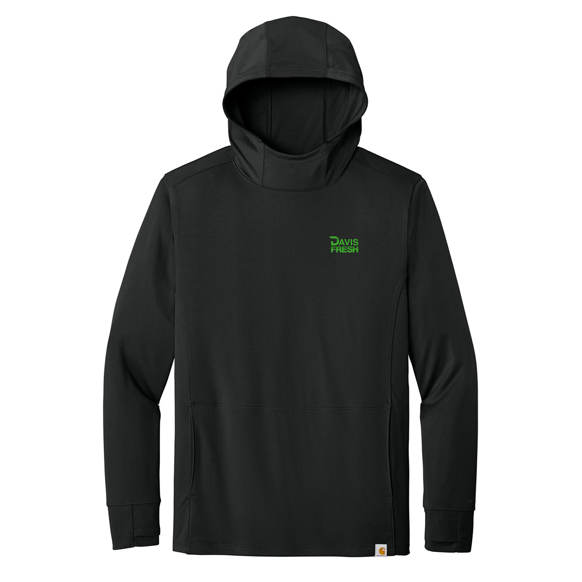 Carhartt Force® Sun Defender™ Long Sleeve Hooded T-Shirt - Black