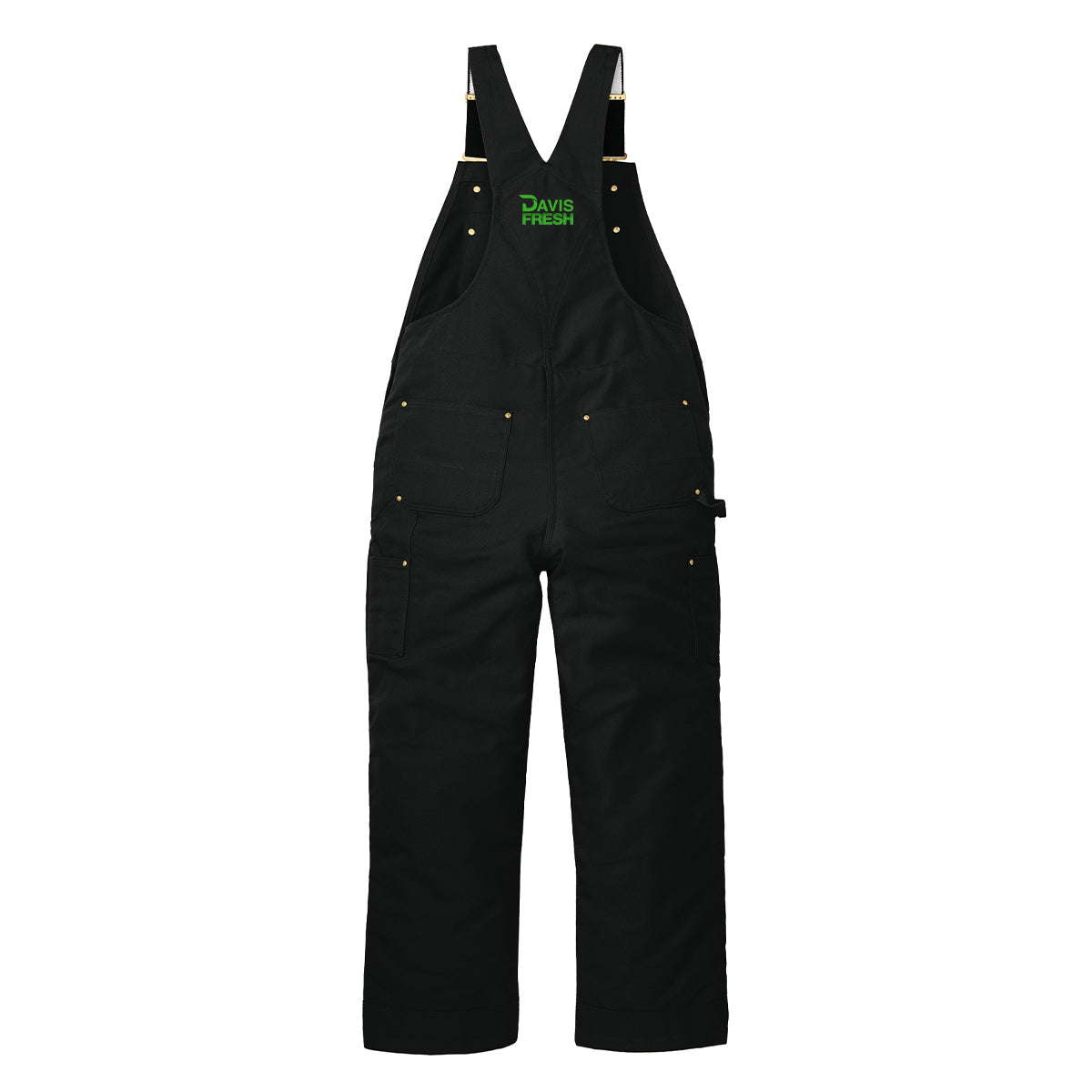 Carhartt® Firm Duck Insulated Bib Overalls - Black