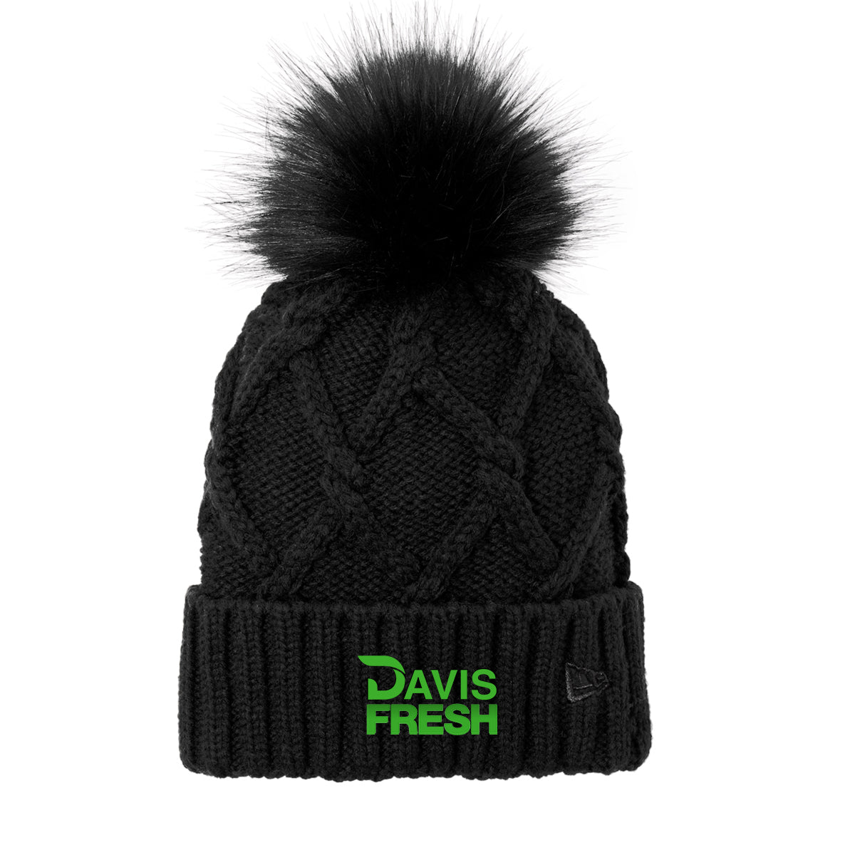 New Era® Faux Fur Pom Beanie