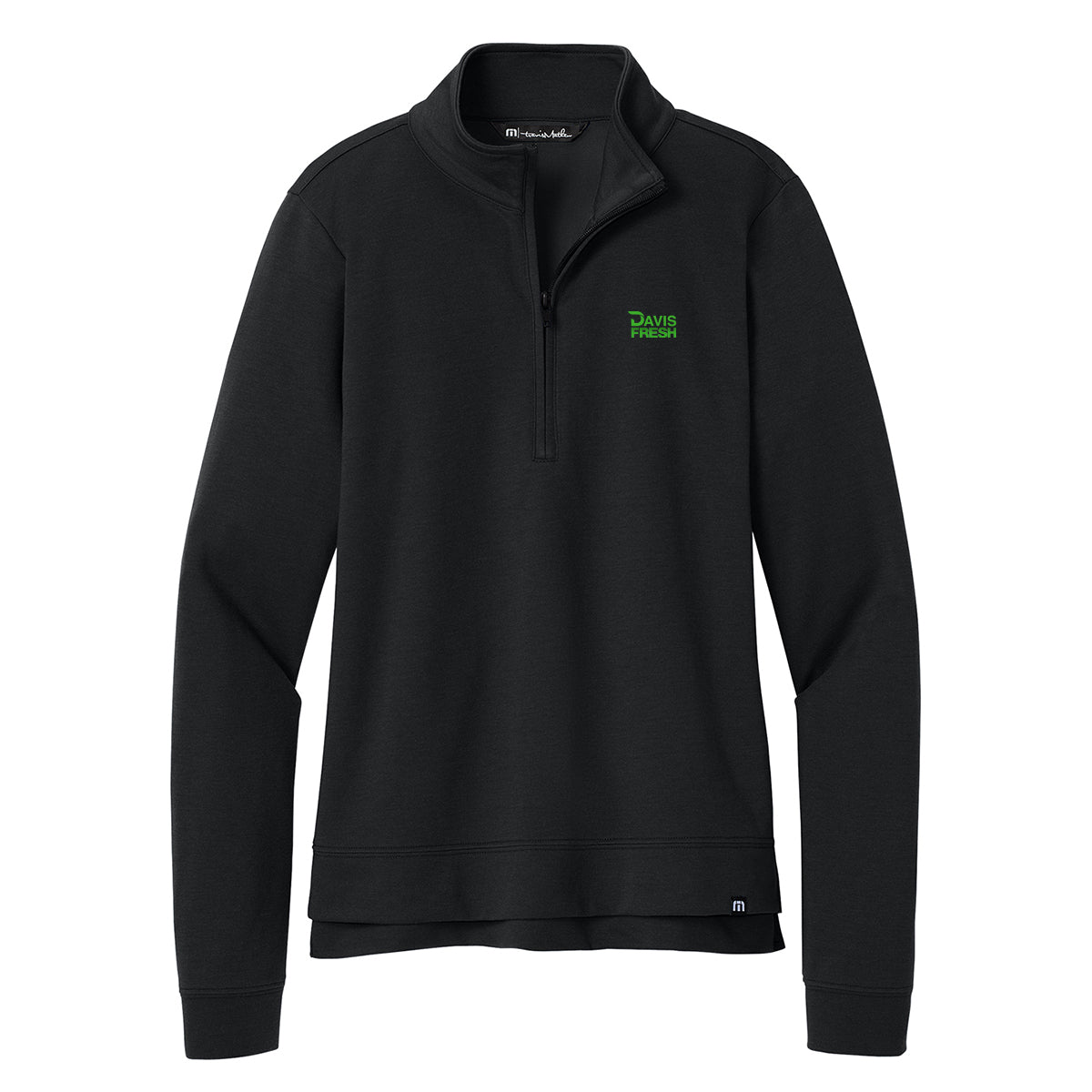 TravisMathew Women’s Coveside 1/2-Zip - Black