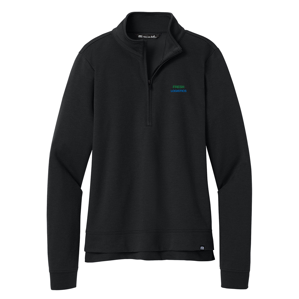 TravisMathew Women’s Coveside 1/2-Zip - Black