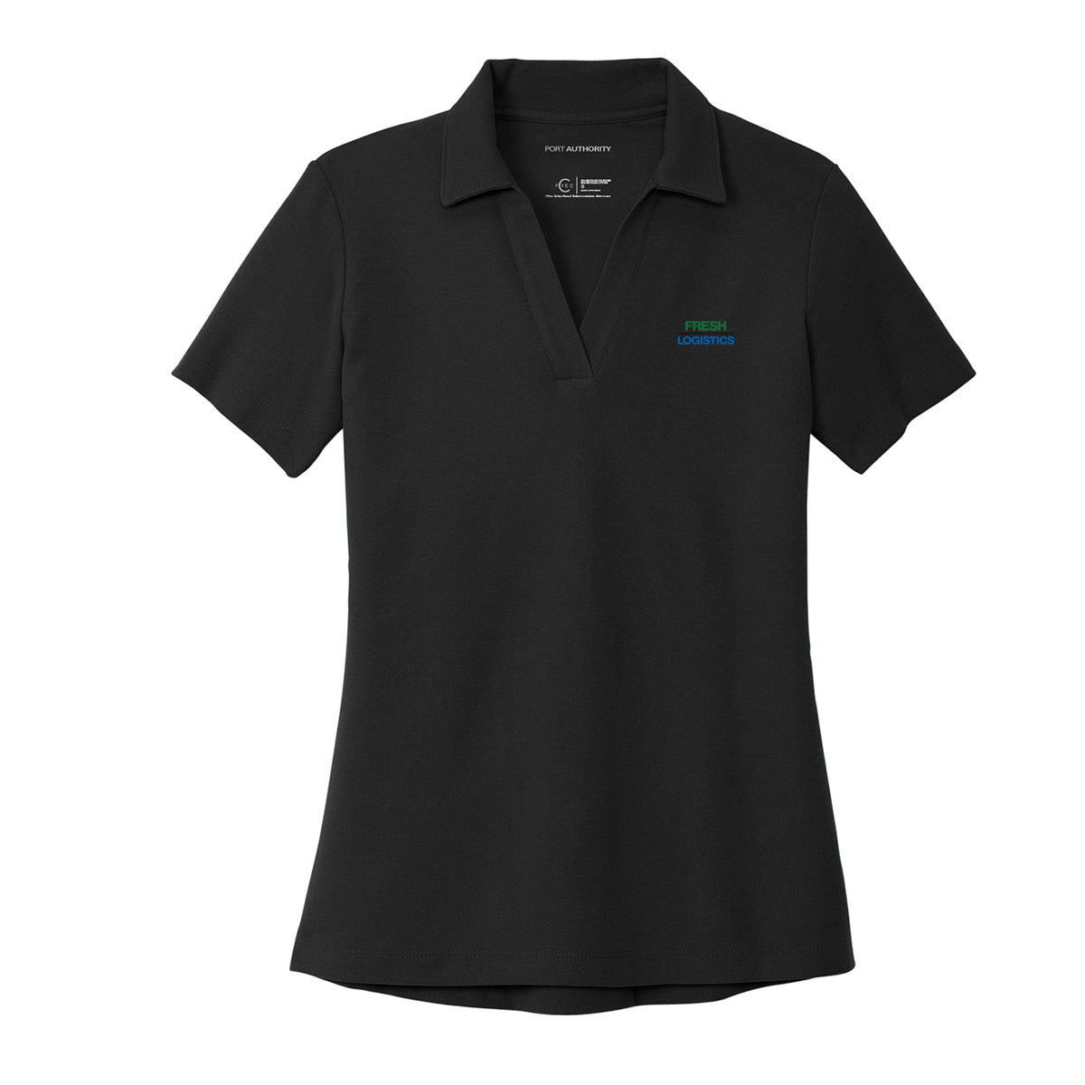 Port Authority® Women's C-FREE® Cotton Blend Pique Polo - Black