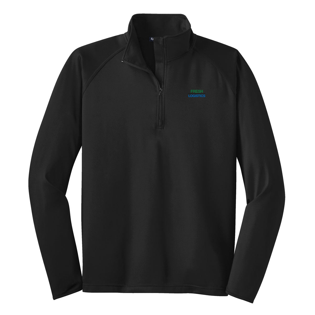 TALL Sport-Tek® Tall Sport-Wick® Stretch 1/4-Zip Pullover - Black