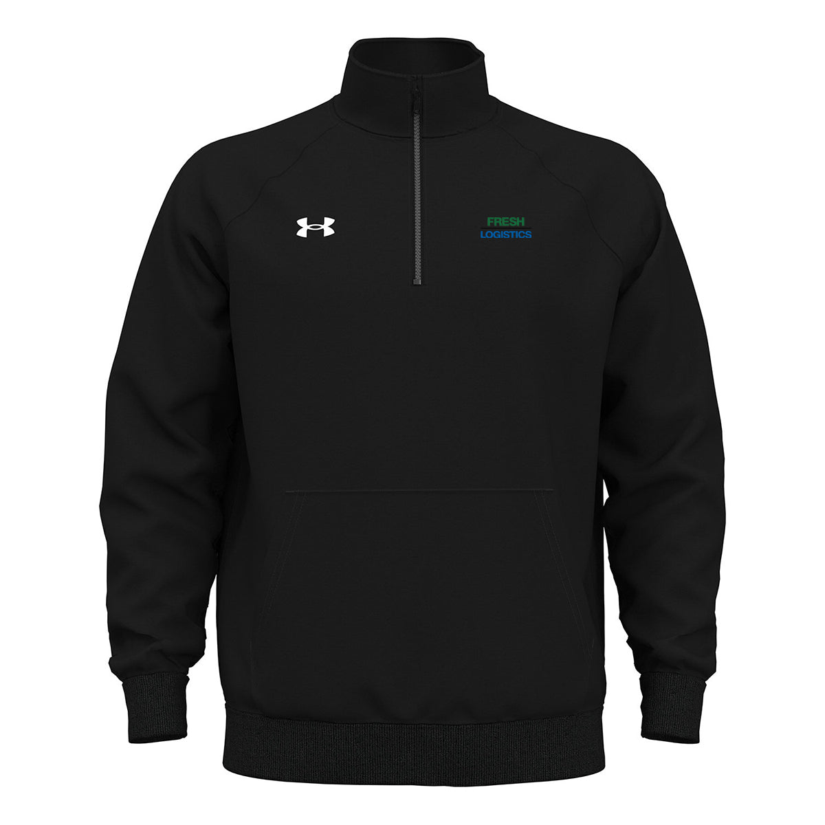 Under Armour Men's Rival Fleece Quarter-Zip - Black