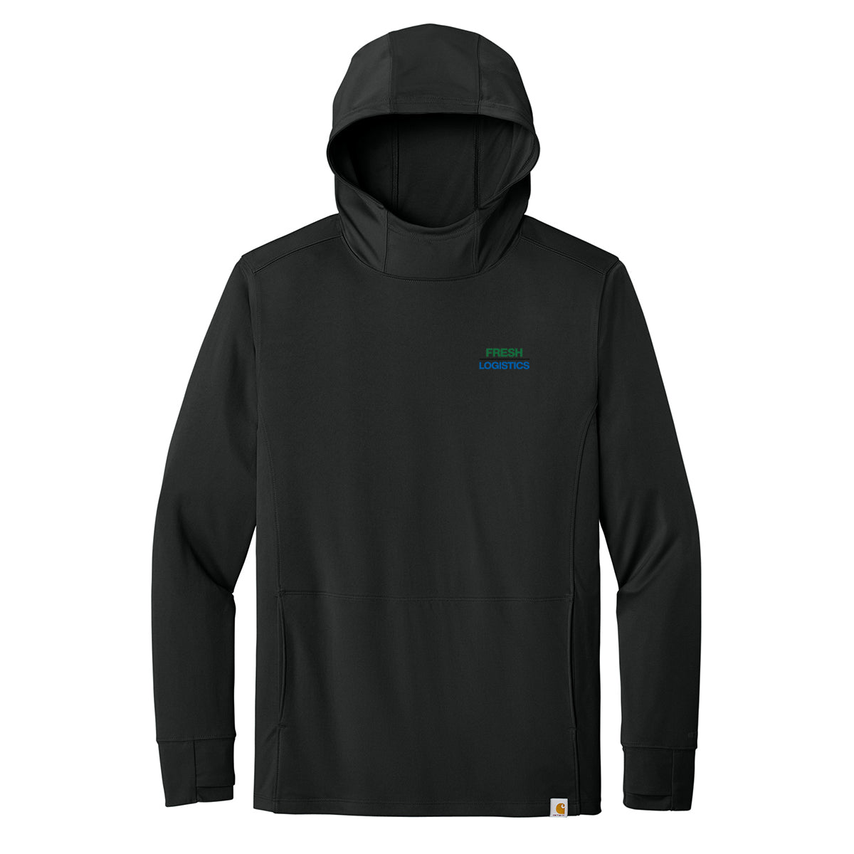 Carhartt Force® Sun Defender™ Long Sleeve Hooded T-Shirt - Black