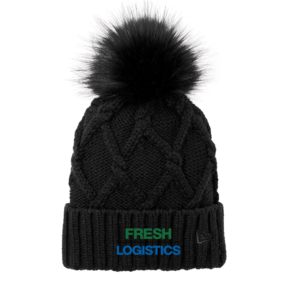 New Era® Faux Fur Pom Beanie