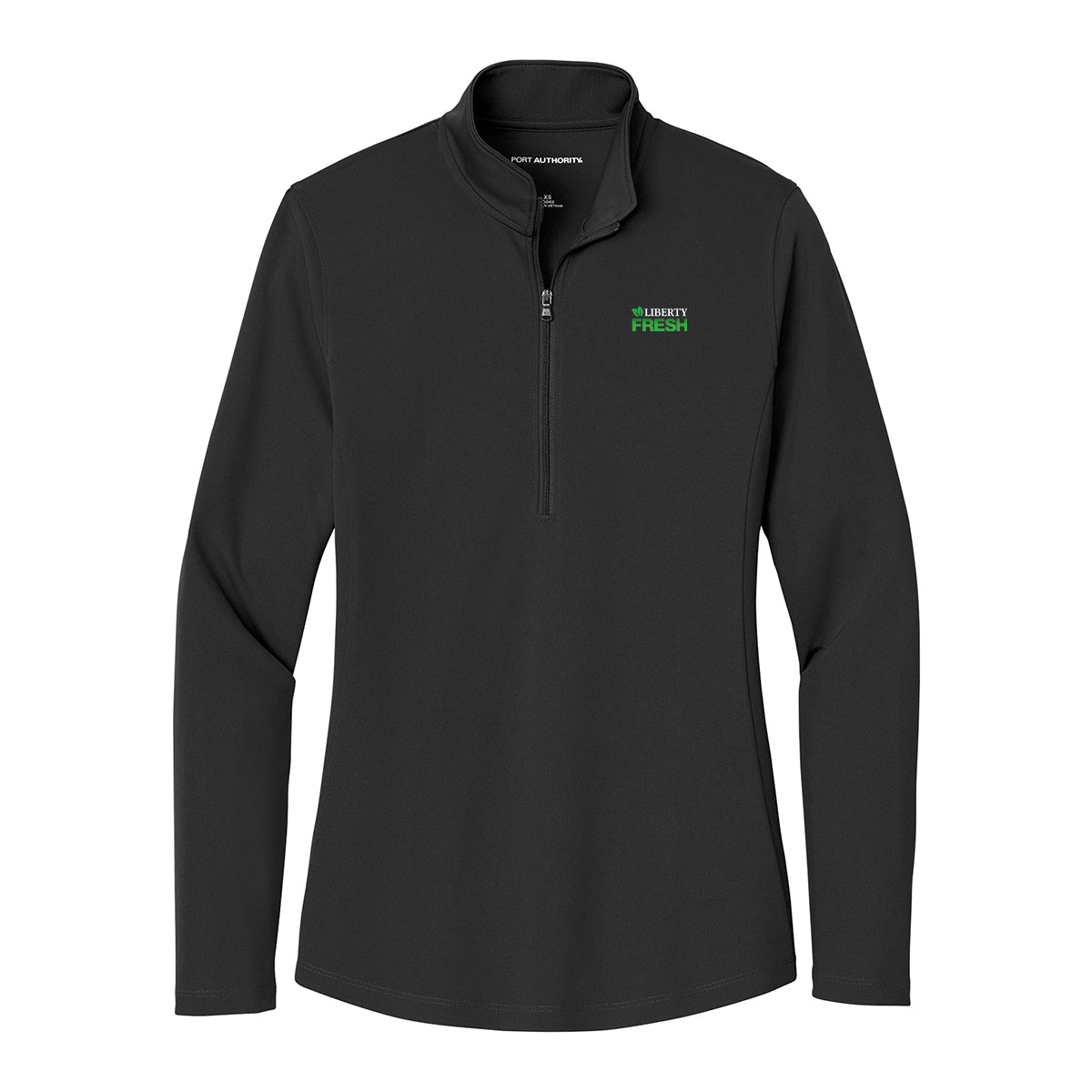 Port Authority® Women's Dry Zone® UV Micro-Mesh 1/4-Zip - Deep Black
