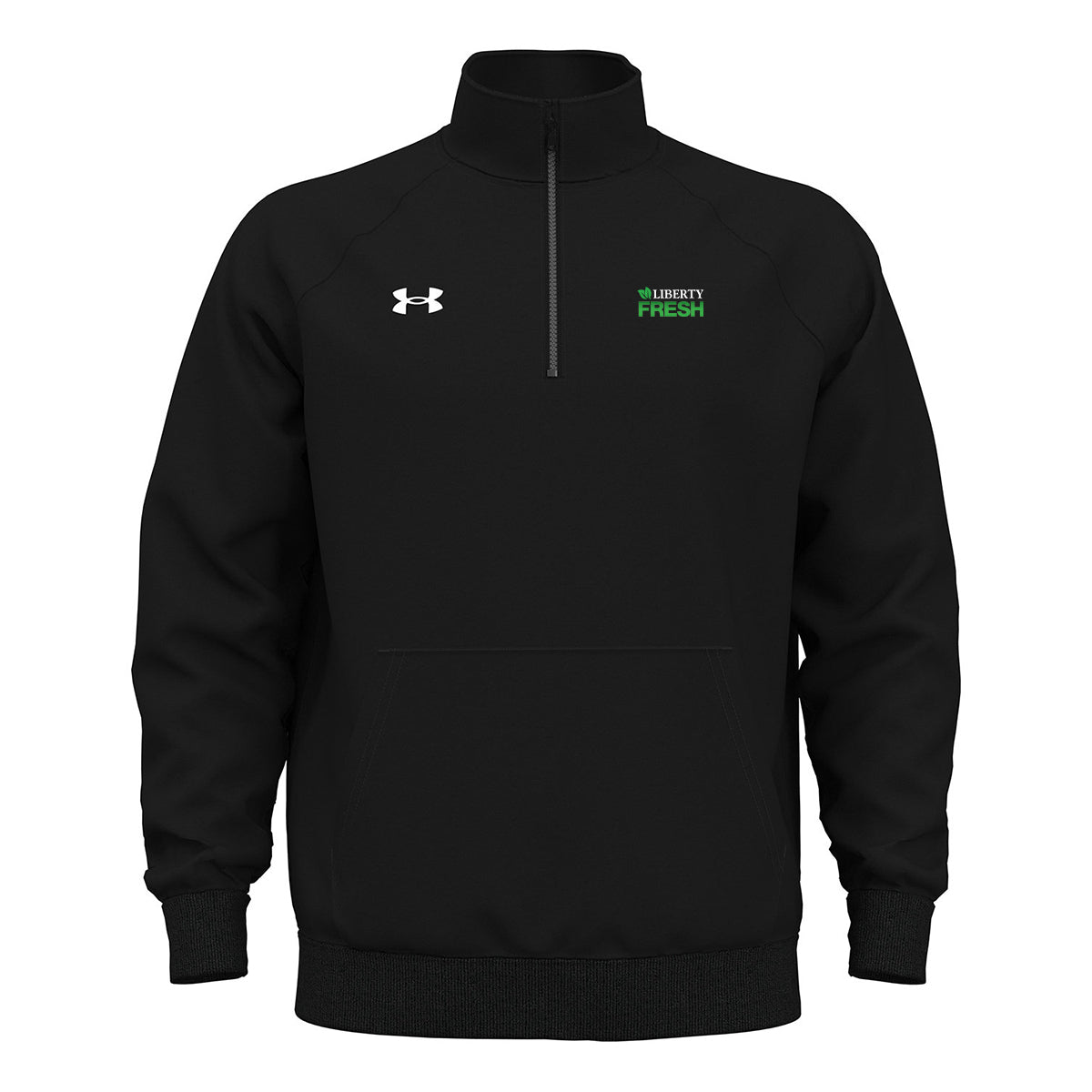 Under Armour Men's Rival Fleece Quarter-Zip - Black