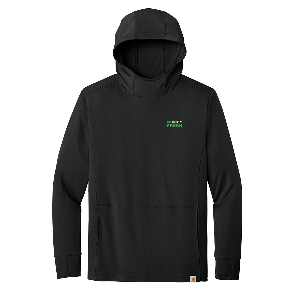 Carhartt Force® Sun Defender™ Long Sleeve Hooded T-Shirt - Black