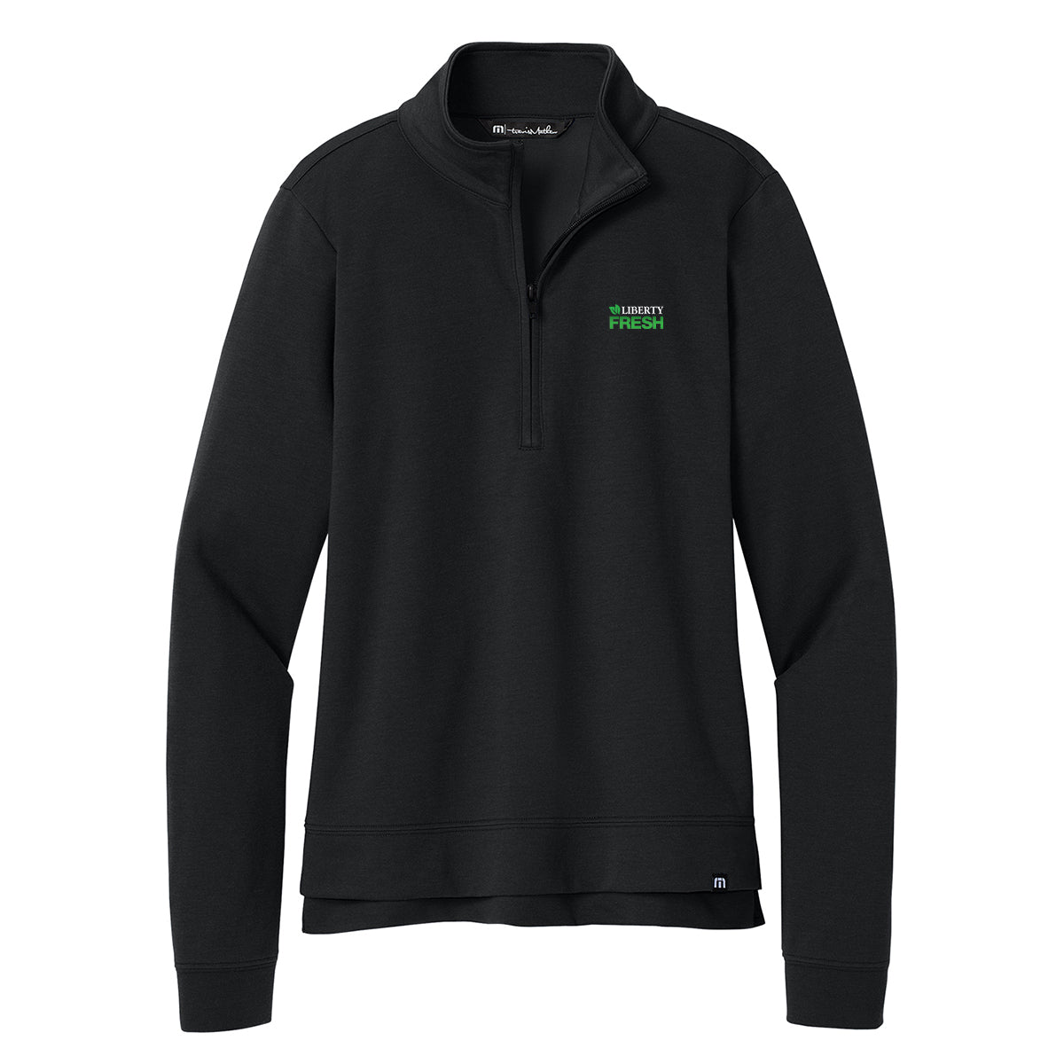 TravisMathew Women’s Coveside 1/2-Zip - Black