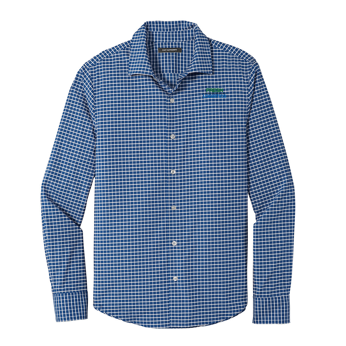 Port Authority ® City Stretch Shirt - True Blue/White