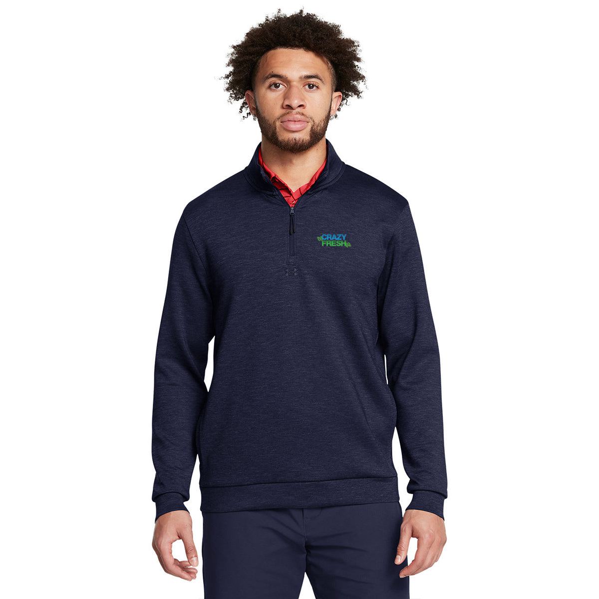 Under Armour Men's Drive Midlayer Quarter-Zip Navy