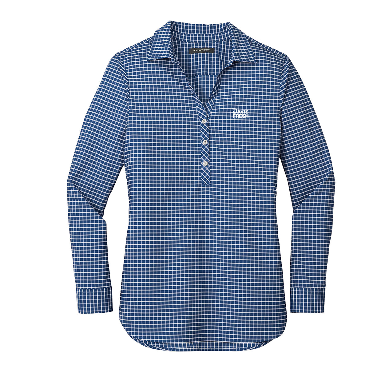 Port Authority® Women's City Stretch Tunic - True Blue/White