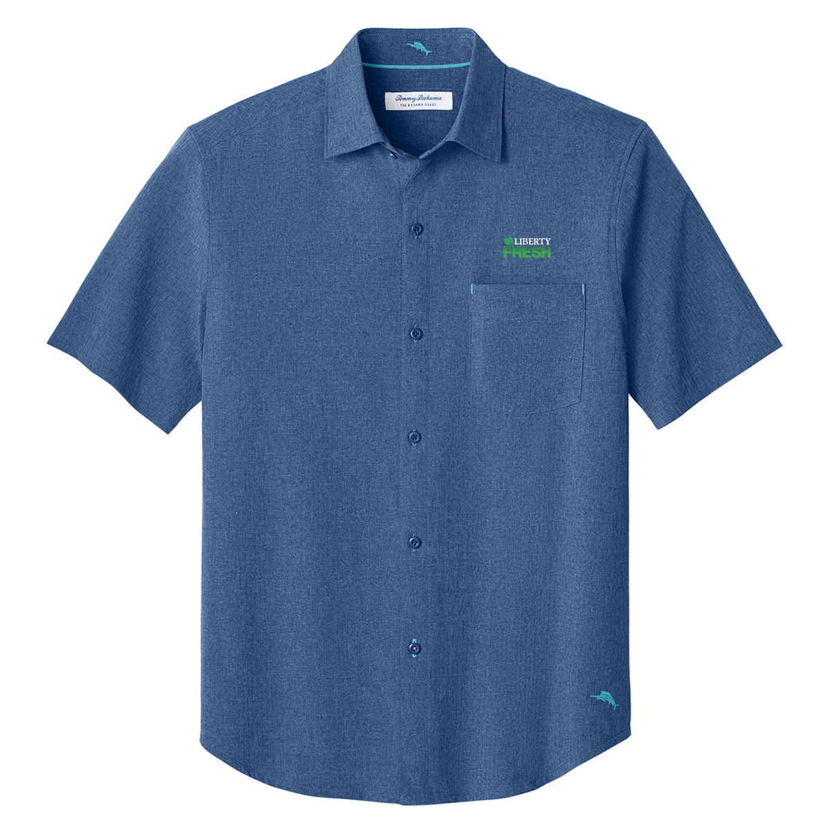 Tommy Bahama® Sandy Point Short Sleeve Shirt - Classic Blue
