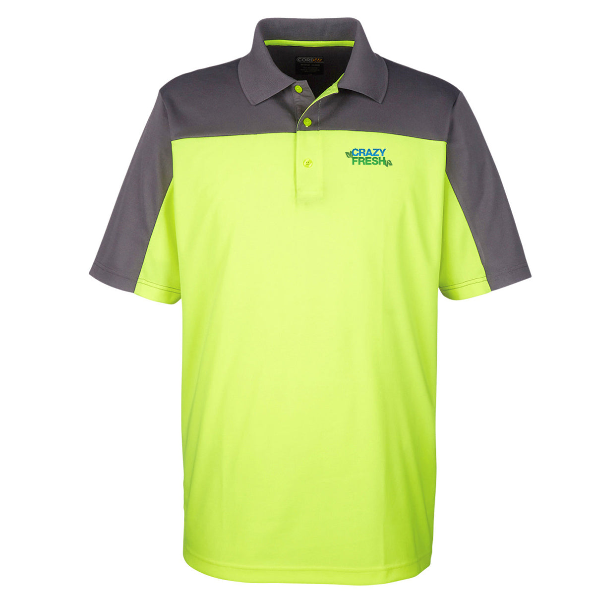 Core 365 Men's Balance Colorblock Performance Piqué Polo