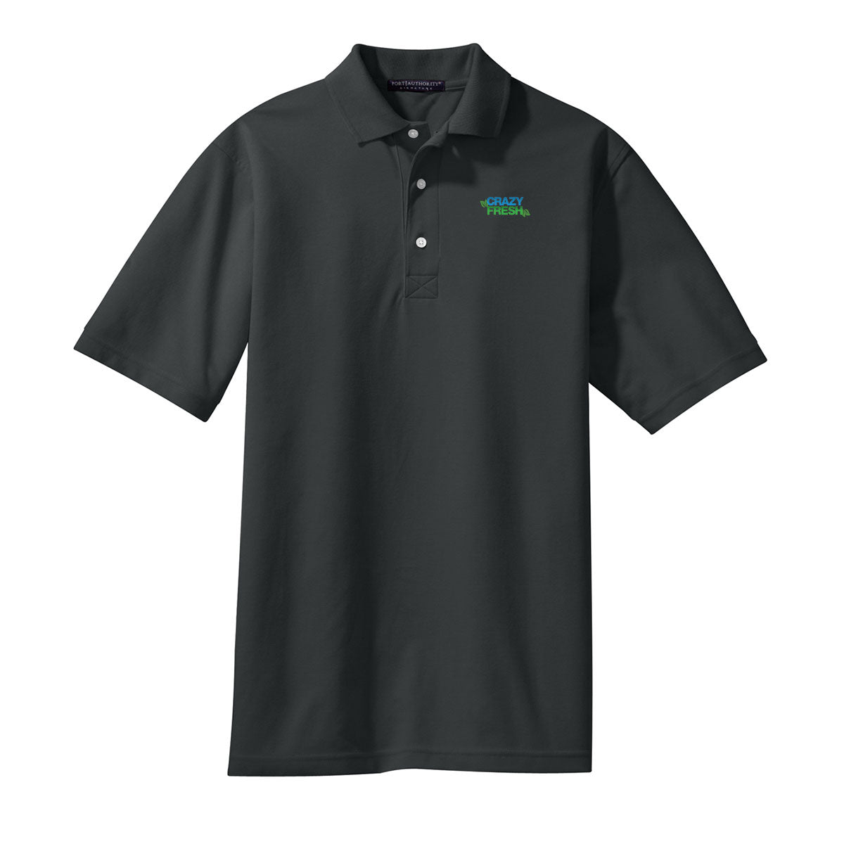 TALL Port Authority® Tall Rapid Dry™ Polo - Charcoal