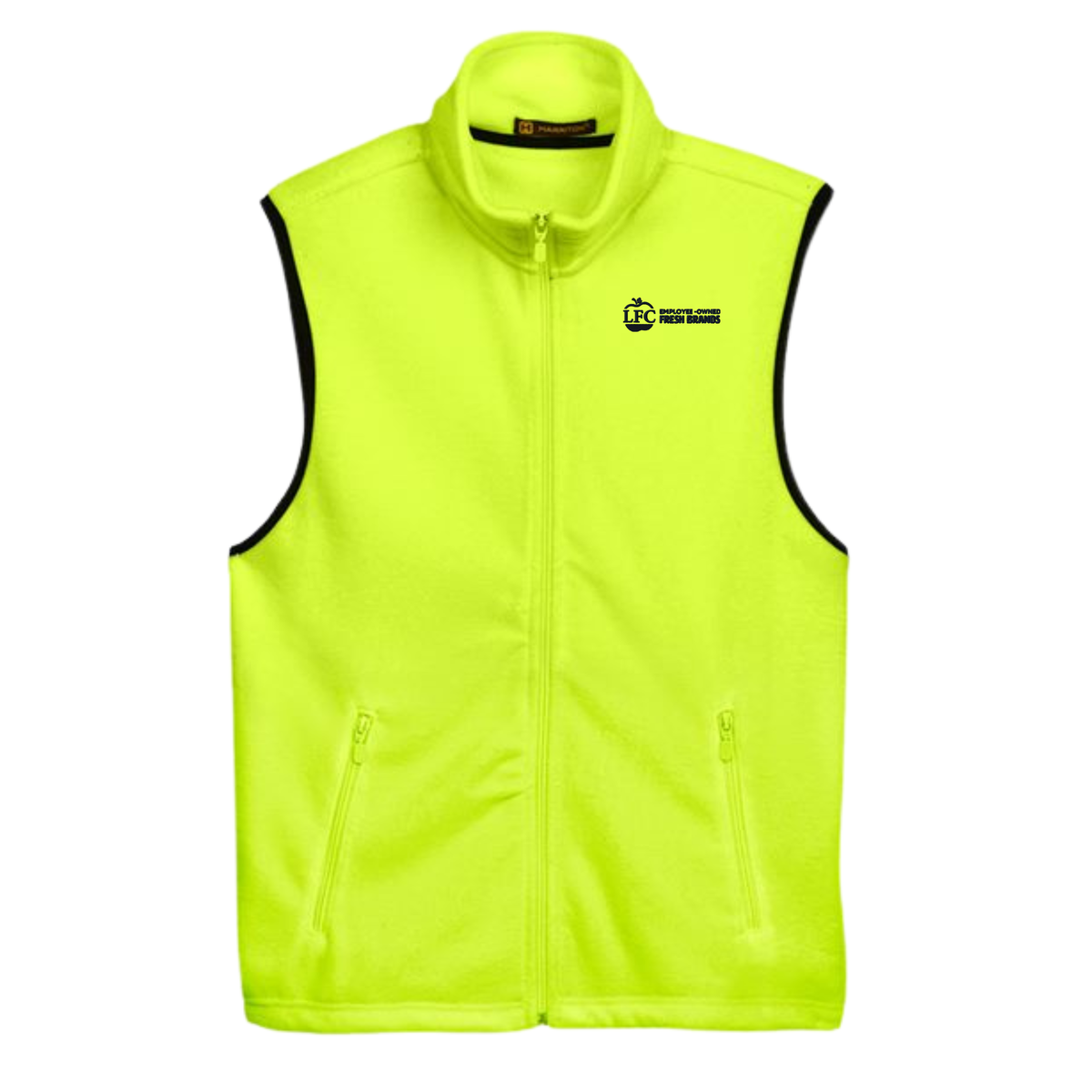 Harriton Unisex Fleece Full-Zip Vest