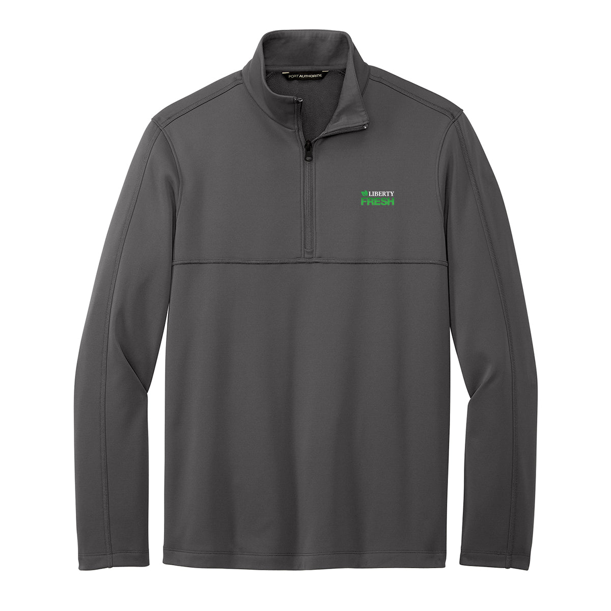 Port Authority® Smooth Fleece 1/4-Zip - Graphite