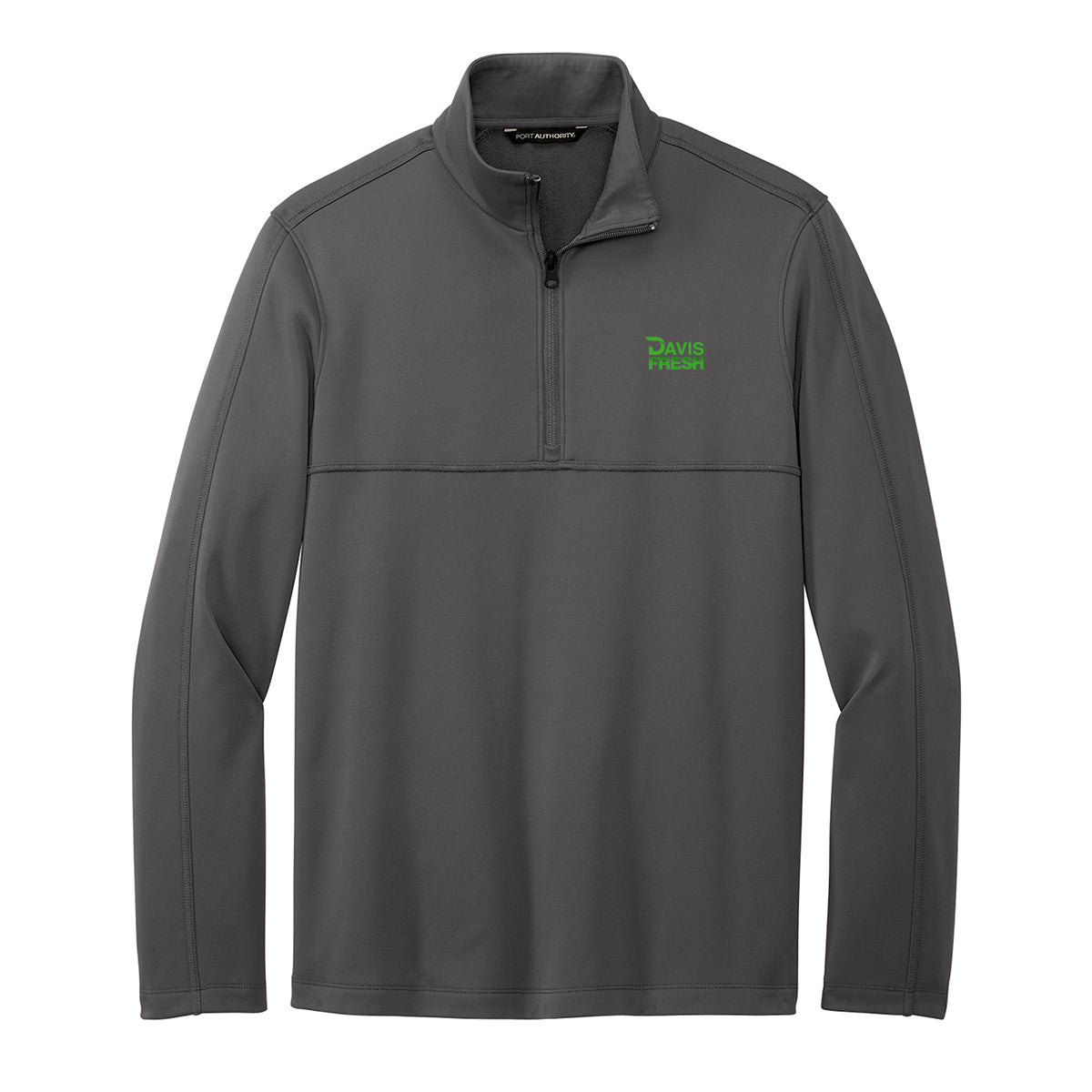 Port Authority® Smooth Fleece 1/4-Zip - Graphite