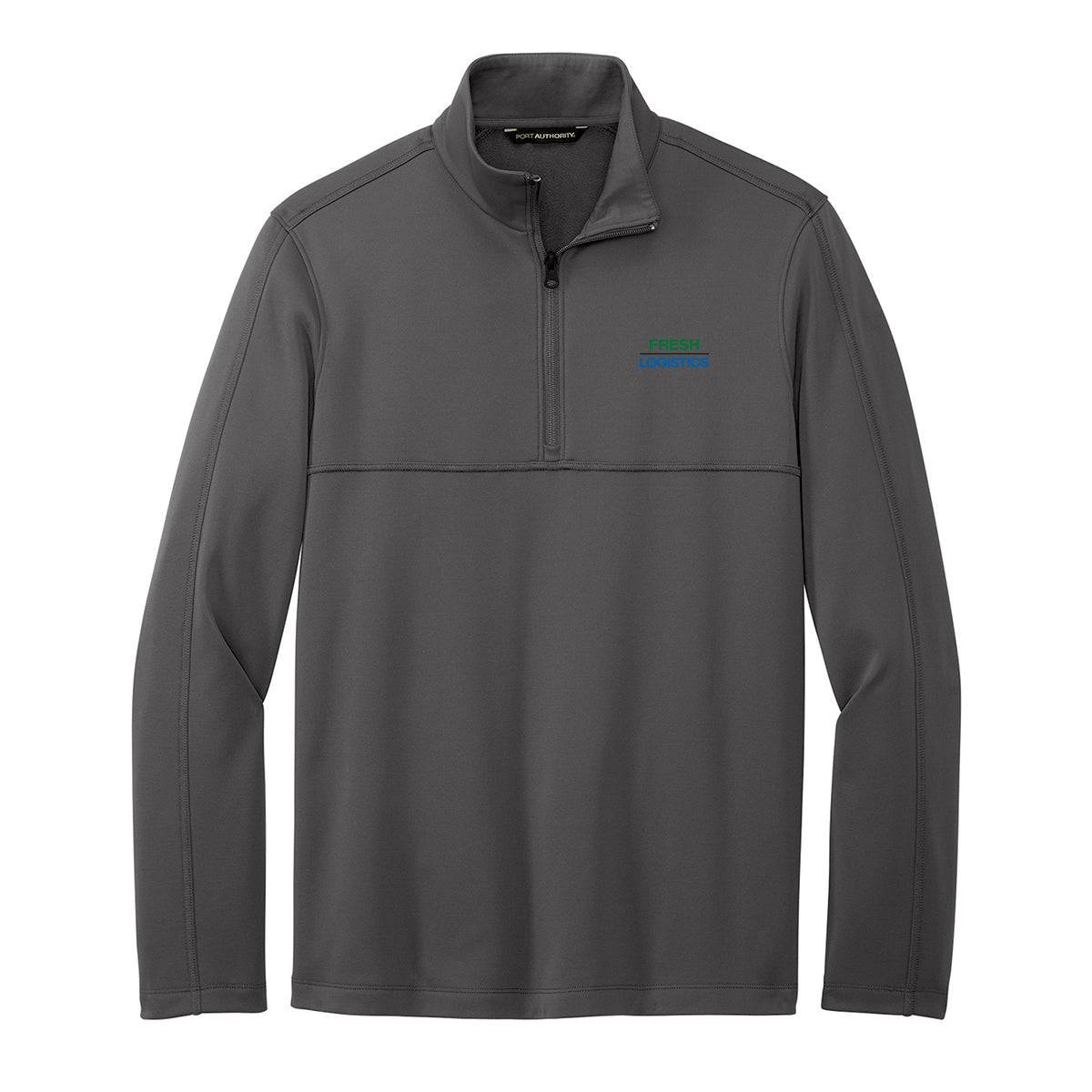 Port Authority® Smooth Fleece 1/4-Zip - Graphite
