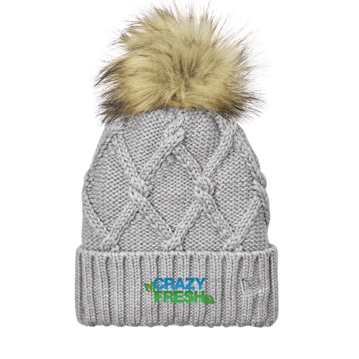 New Era® Faux Fur Pom Beanie