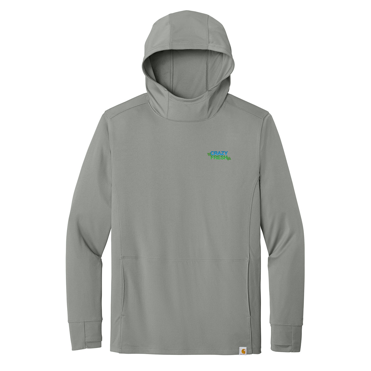Carhartt Force® Sun Defender™ Long Sleeve Hooded T-Shirt - Asphalt Grey