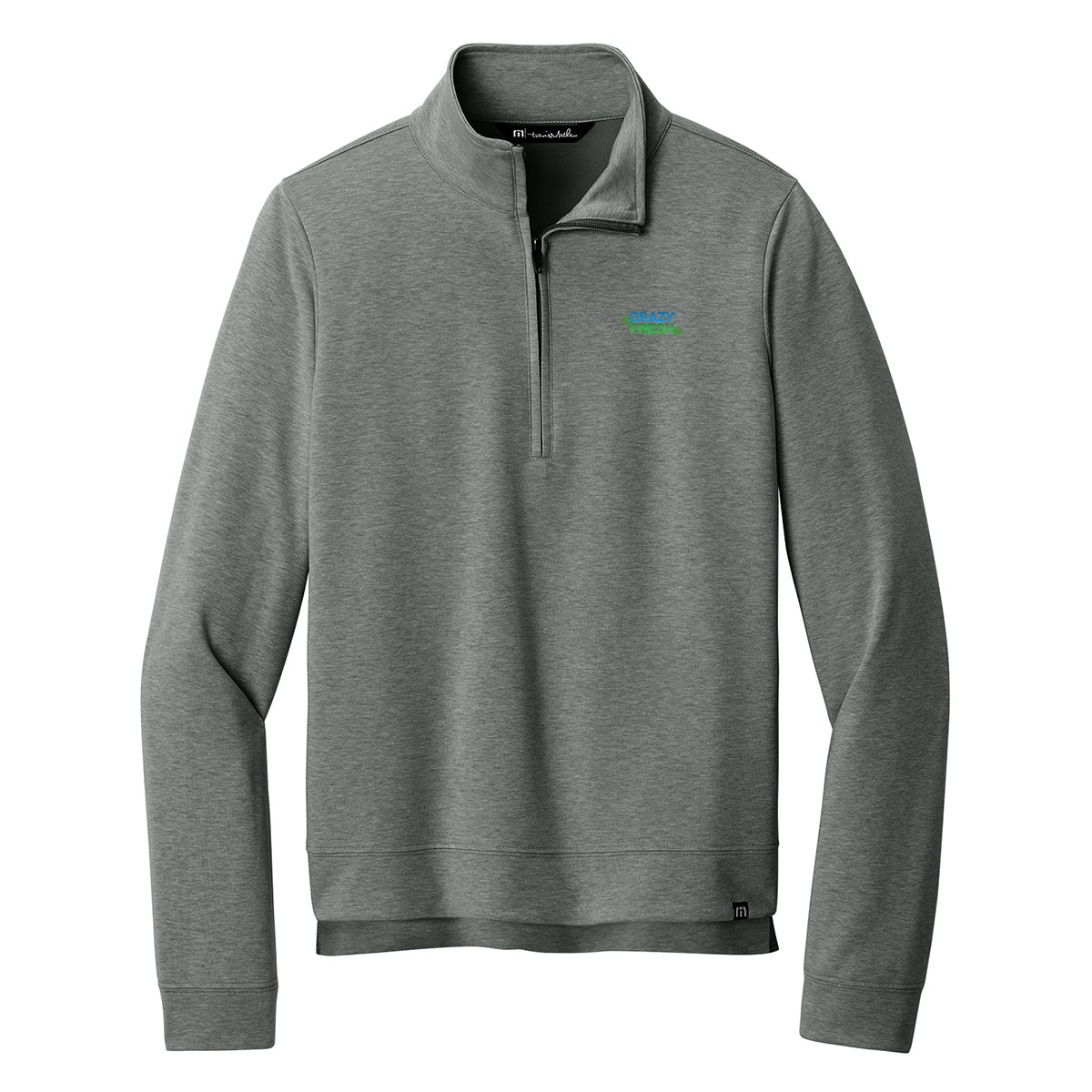 TravisMathew Women’s Coveside 1/2-Zip - Dark Grey Heather