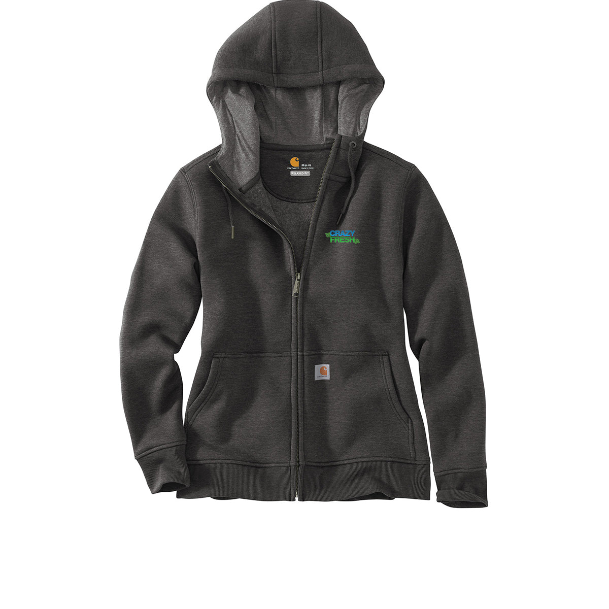 Carhartt® Women’s Clarksburg Full-Zip Hoodie - Carbon Heather