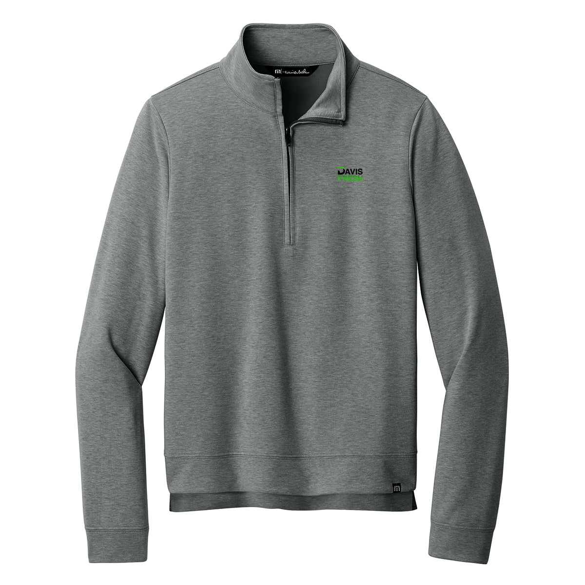 TravisMathew Women’s Coveside 1/2-Zip - Dark Grey Heather