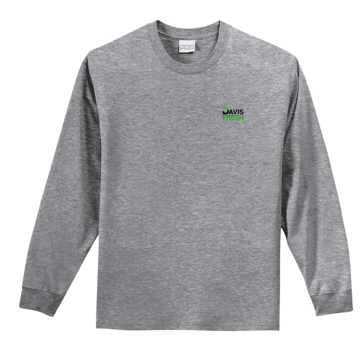 Port & Company® Long Sleeve Essential Tee - Athletic Heather