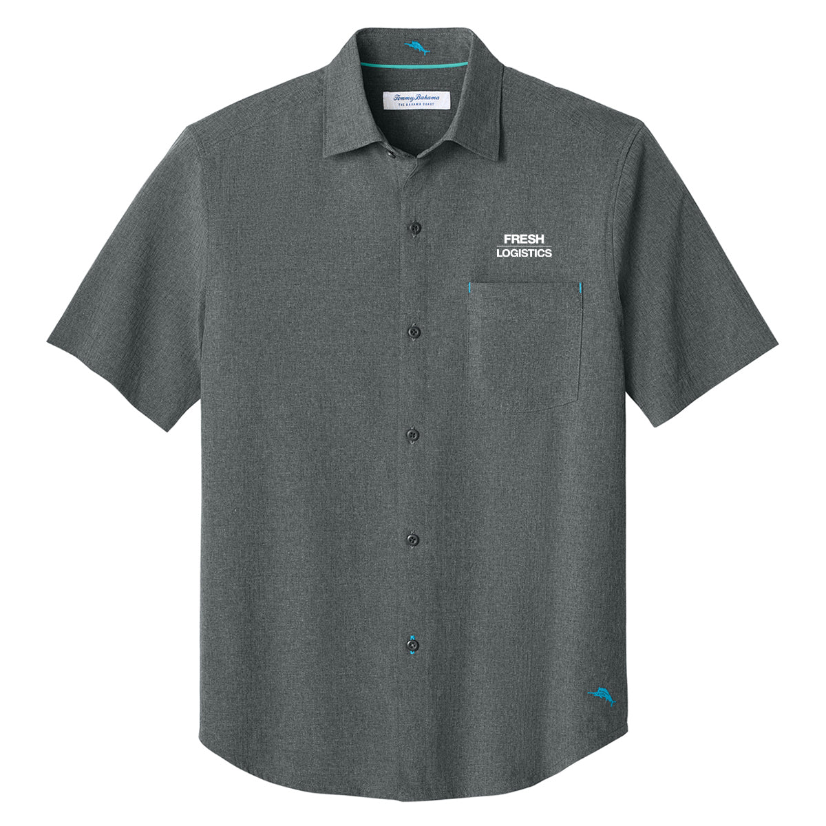 Tommy Bahama® Sandy Point Short Sleeve Shirt - Coal