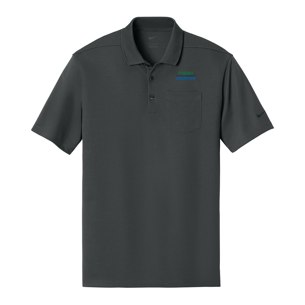Nike® Dri-FIT Micro Pique 2.0 Pocket Polo - Anthracite