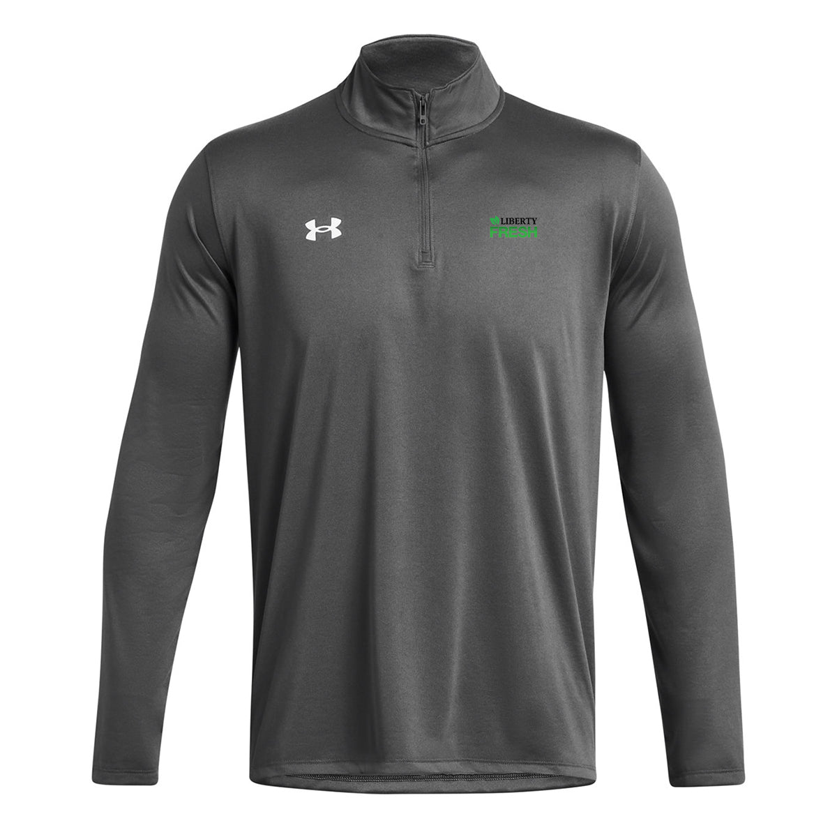 Under Armour Men's Team Tech Quarter-Zip - Castle Rock Gray