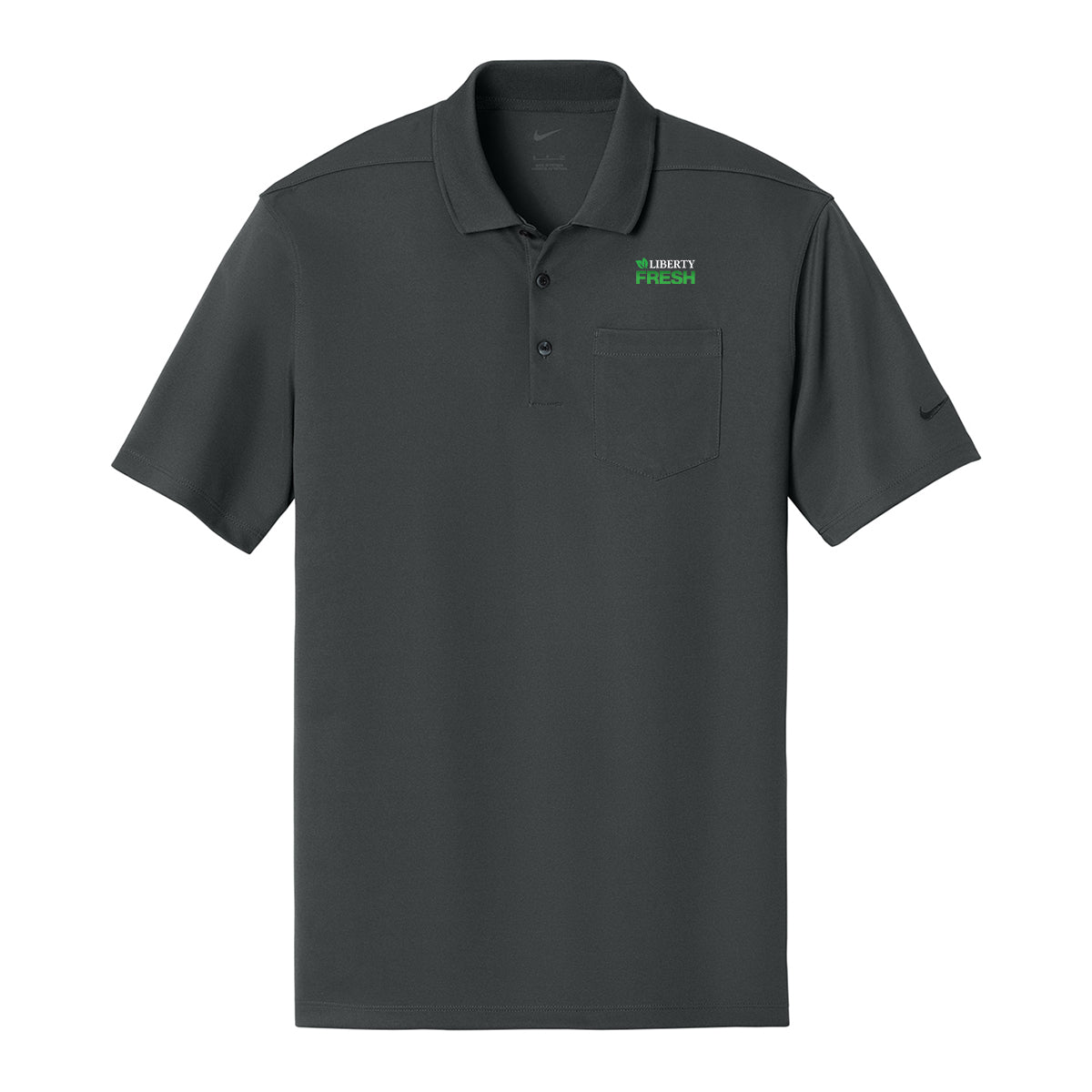 Nike® Dri-FIT Micro Pique 2.0 Pocket Polo - Anthracite