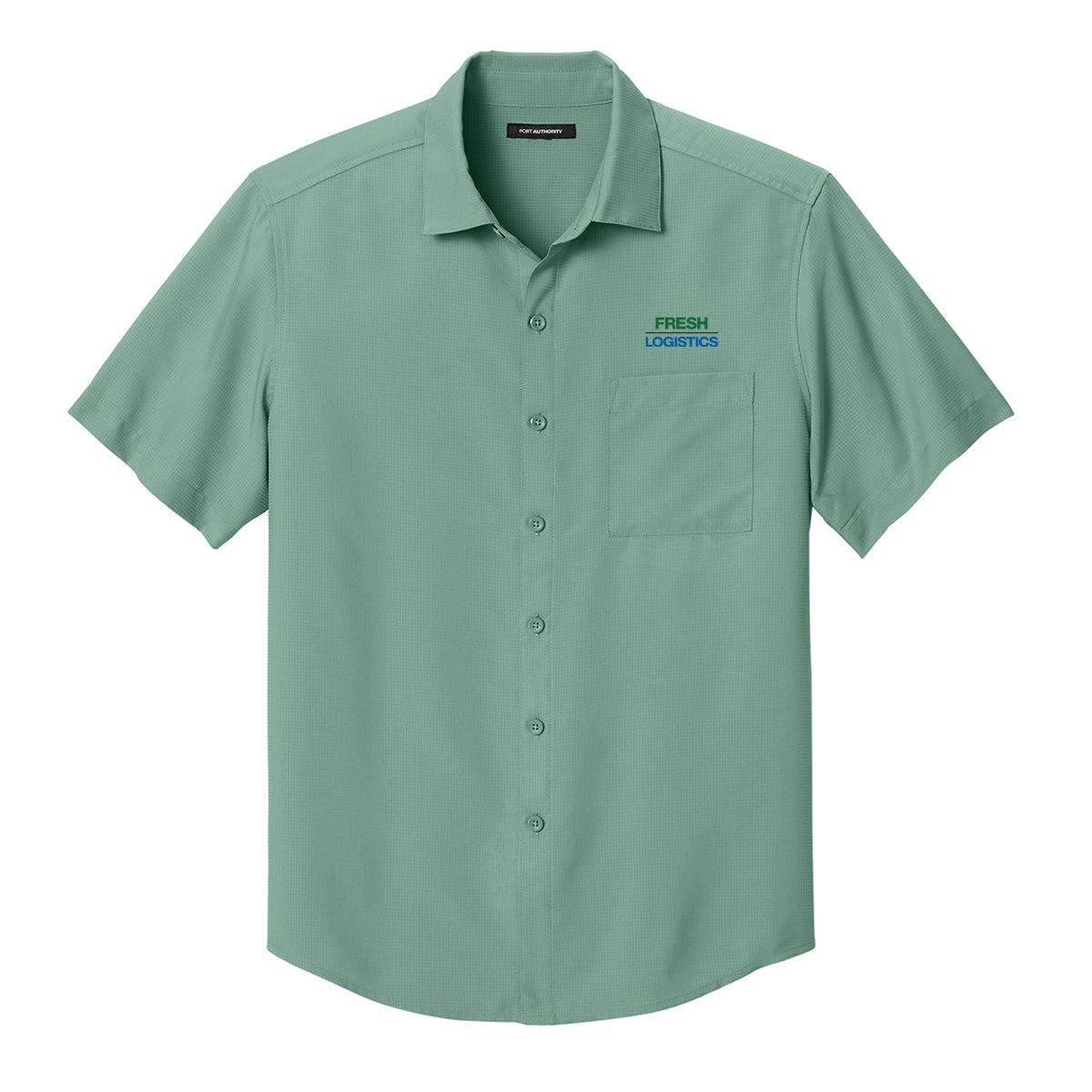 Port Authority® Short Sleeve UV Dockside Shirt - Sage