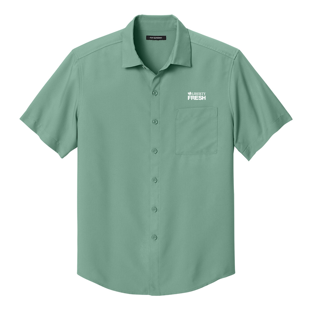 Port Authority® Short Sleeve UV Dockside Shirt - Sage