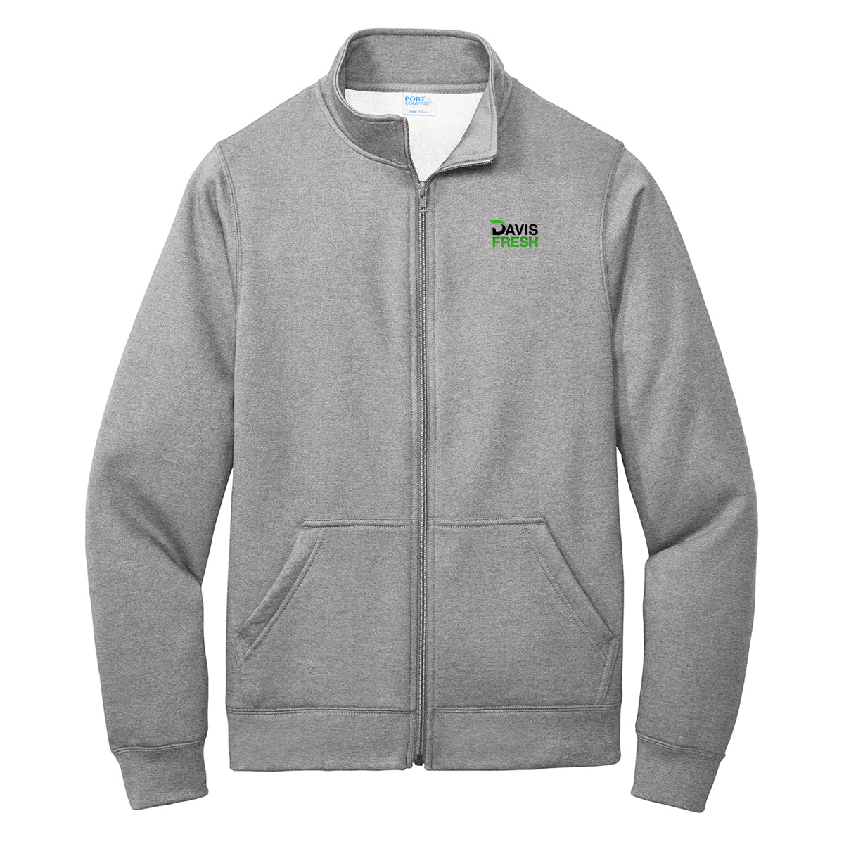 Port & Company ® Core Fleece Full-Zip Sweatshirt - Athletic Heather