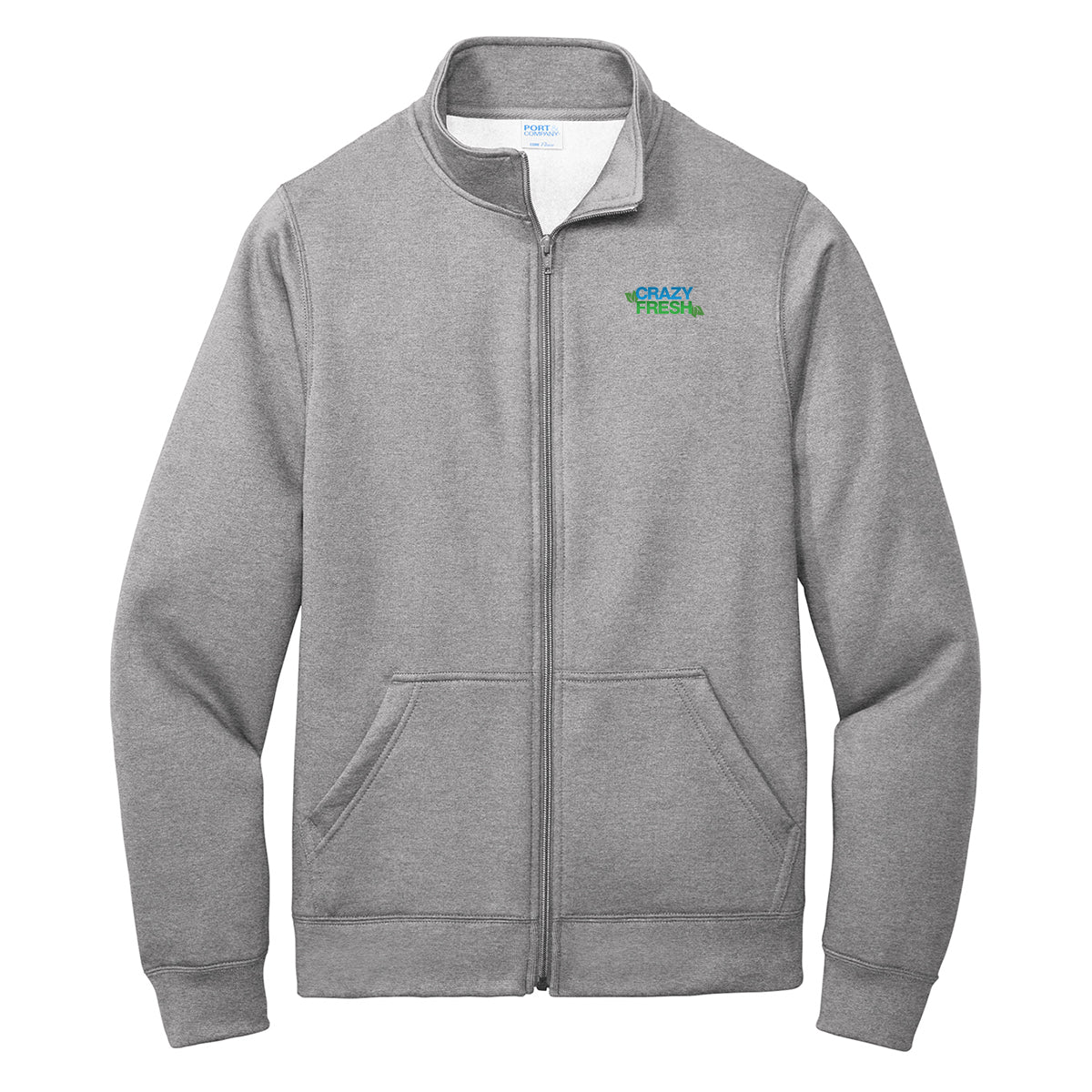 Port & Company ® Core Fleece Full-Zip Sweatshirt - Athletic Heather