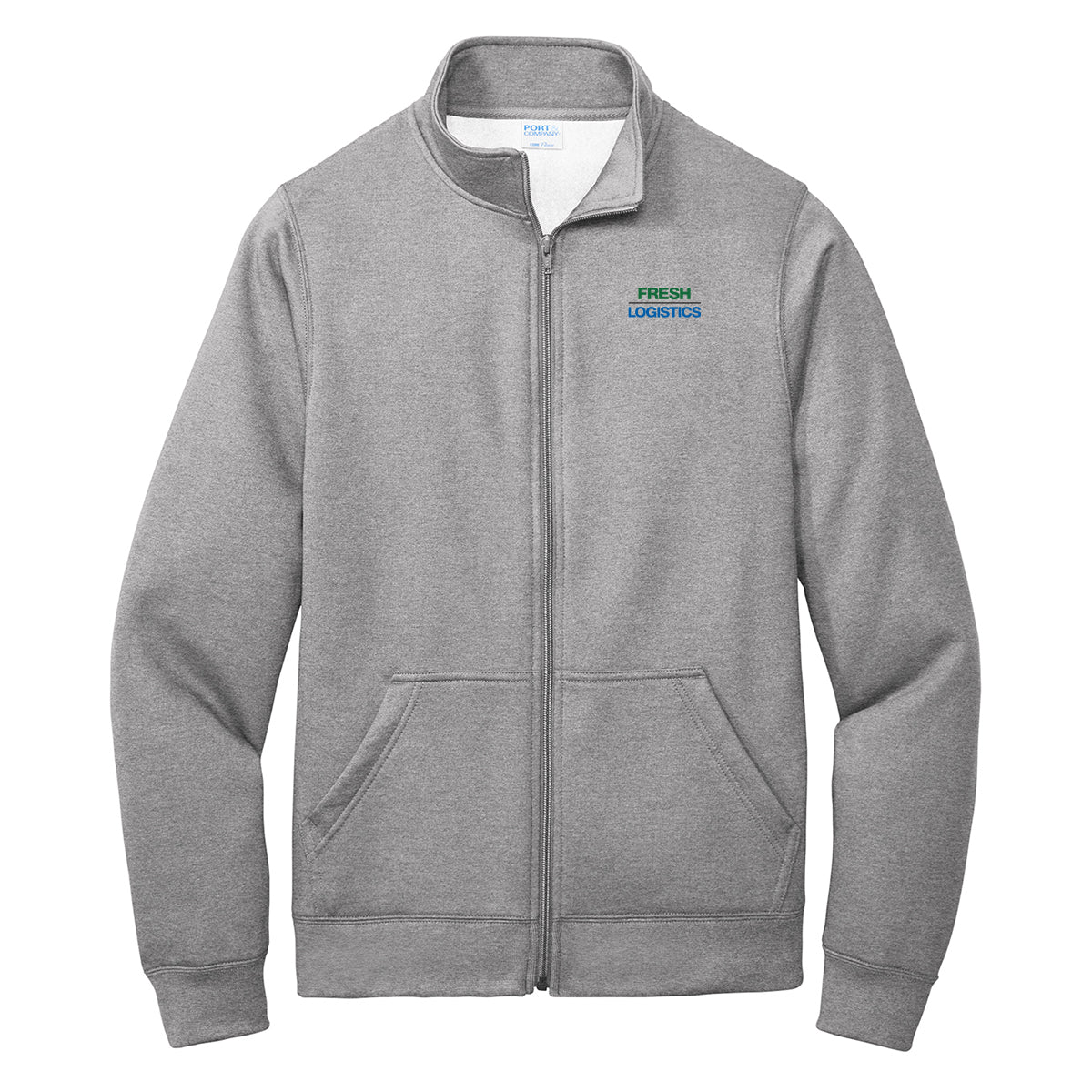 Port & Company ® Core Fleece Full-Zip Sweatshirt - Athletic Heather