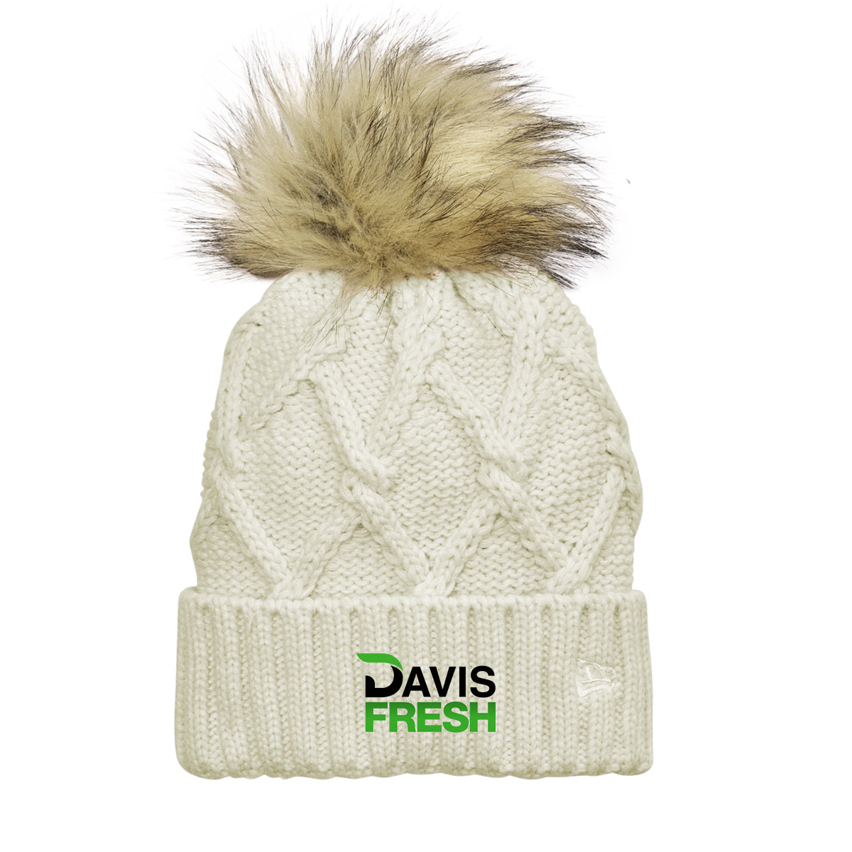 New Era® Faux Fur Pom Beanie