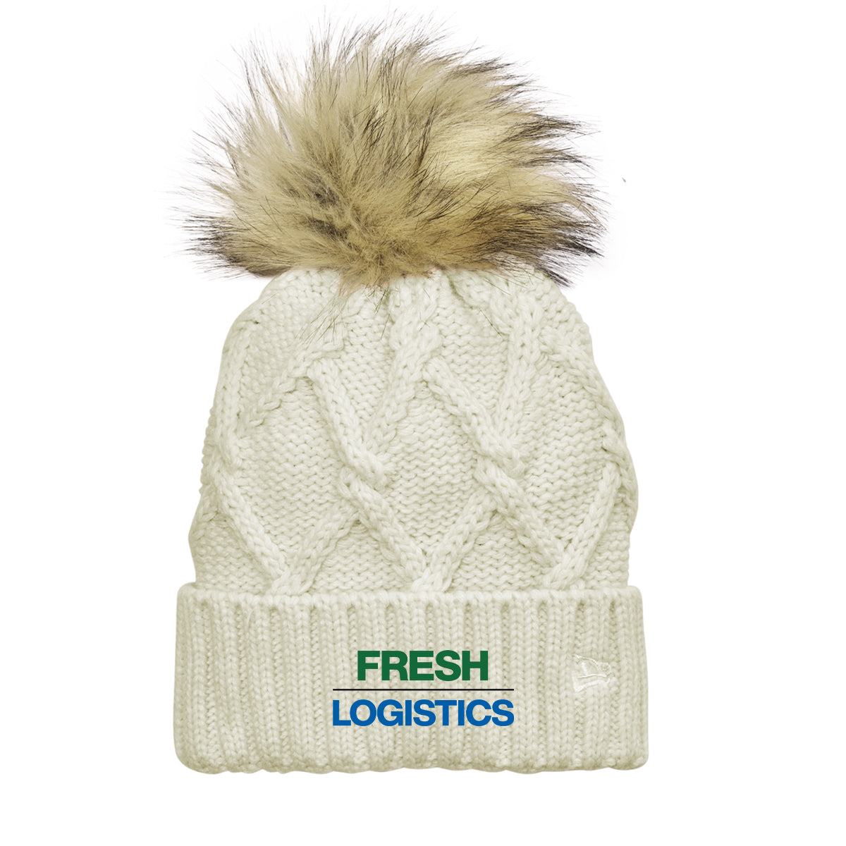 New Era® Faux Fur Pom Beanie