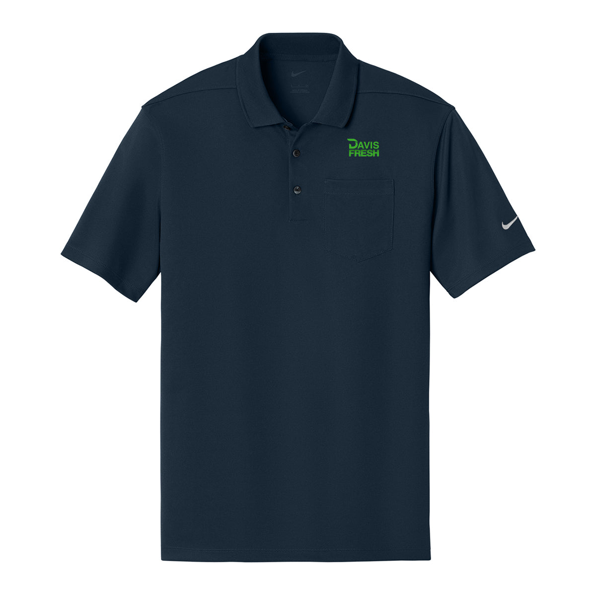 Nike® Dri-FIT Micro Pique 2.0 Pocket Polo - Navy