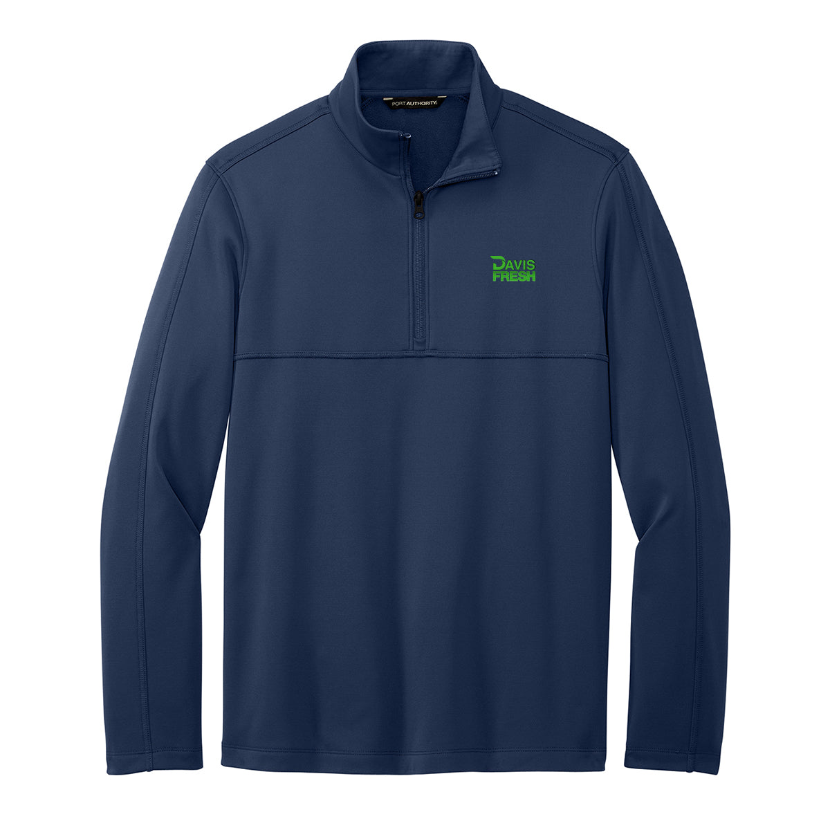 Port Authority® Smooth Fleece 1/4-Zip - River Blue Navy