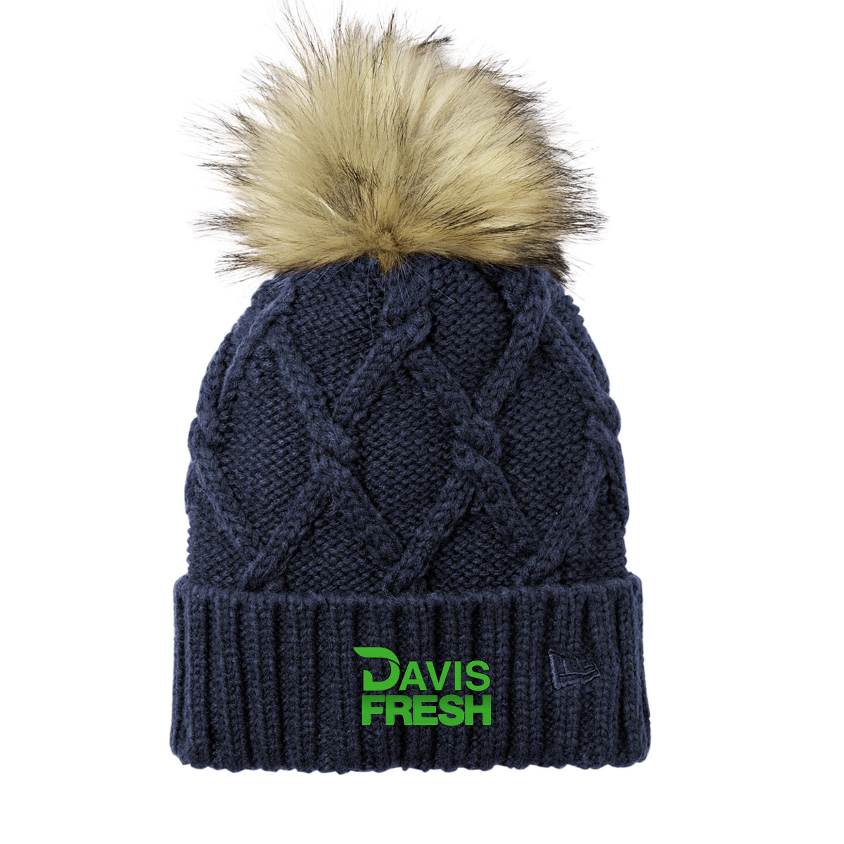 New Era® Faux Fur Pom Beanie